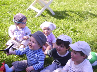 Avec Gabin, H�lo�se, Thibault et Baptiste!