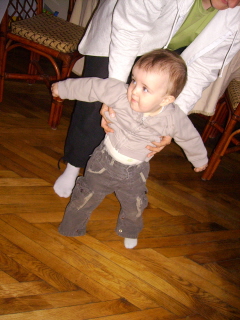 Le�on de marche avec Christelle!