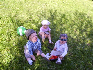 Les 2 stars...et Elouan!