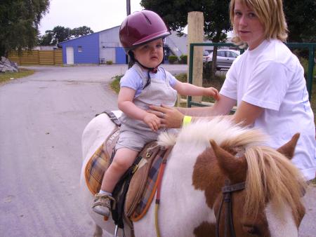 J'ai fait du poney!