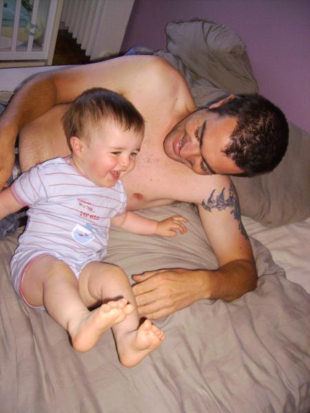 On fait les fous avec Papa!
