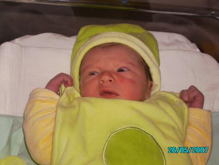 Ca c'est moi le soir de ma naissance!