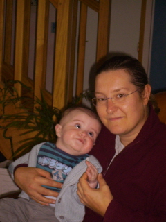 Avec ma Tata Chrystel!