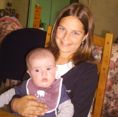 Et voil� Sandra, la cousine de Papa