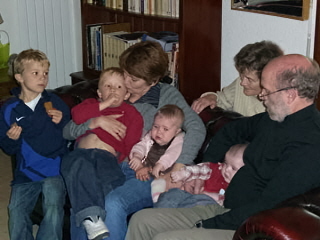 Tous les cousins et cousine Le Berre r�unis!